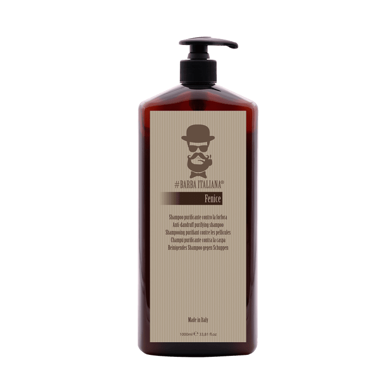 Barba Italiana Fenice Anti-dandruff Purifying Shampoo - Шампунь для очищения от перхоти 1000 мл