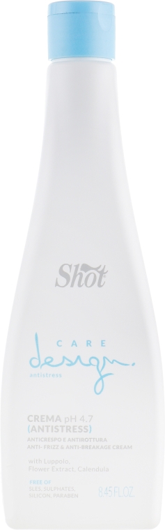 Shot Care Design Antistress Cream - Крем антистрес проти ламкості волосся 
  250 мл