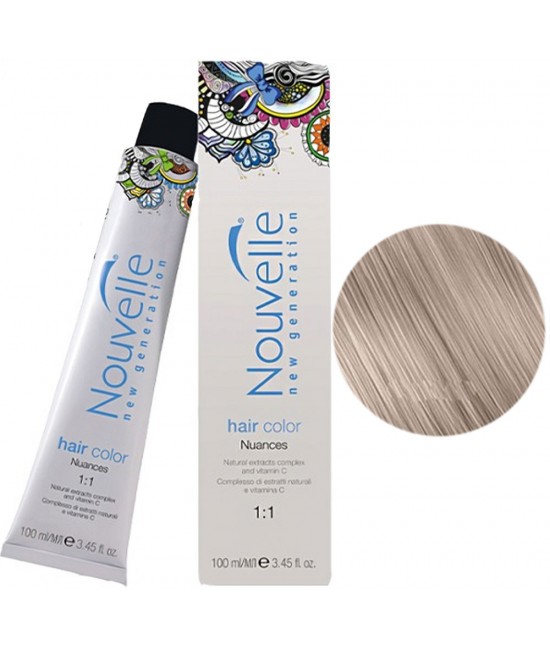 Nouvelle Hair Color Крем-краска для волос 100 мл  9.1 Светлый блондин пепельный