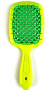 Janeke Superbrush - Щітка для волосся Зелена з салатовим