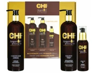 CHI Argan Oil - Набір Шампунь 340 мл + Кондиціонер 340 мл + олія 89 мл + олія 89 мл набір