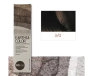 BBcos Earthia Color - Фарба для волосся без аміаку 100 мл 3/0 - Темний шатен