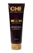 CHI Deep Brilliance Olive & Monoi Optimum Moisture Masque - Протеиновая маска для волос с маслами ол 237 мл