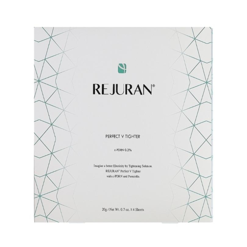 REJURAN Perfect V Tighter - Відновлювальна тканинна маска для обличчя та шиї 4 шт 