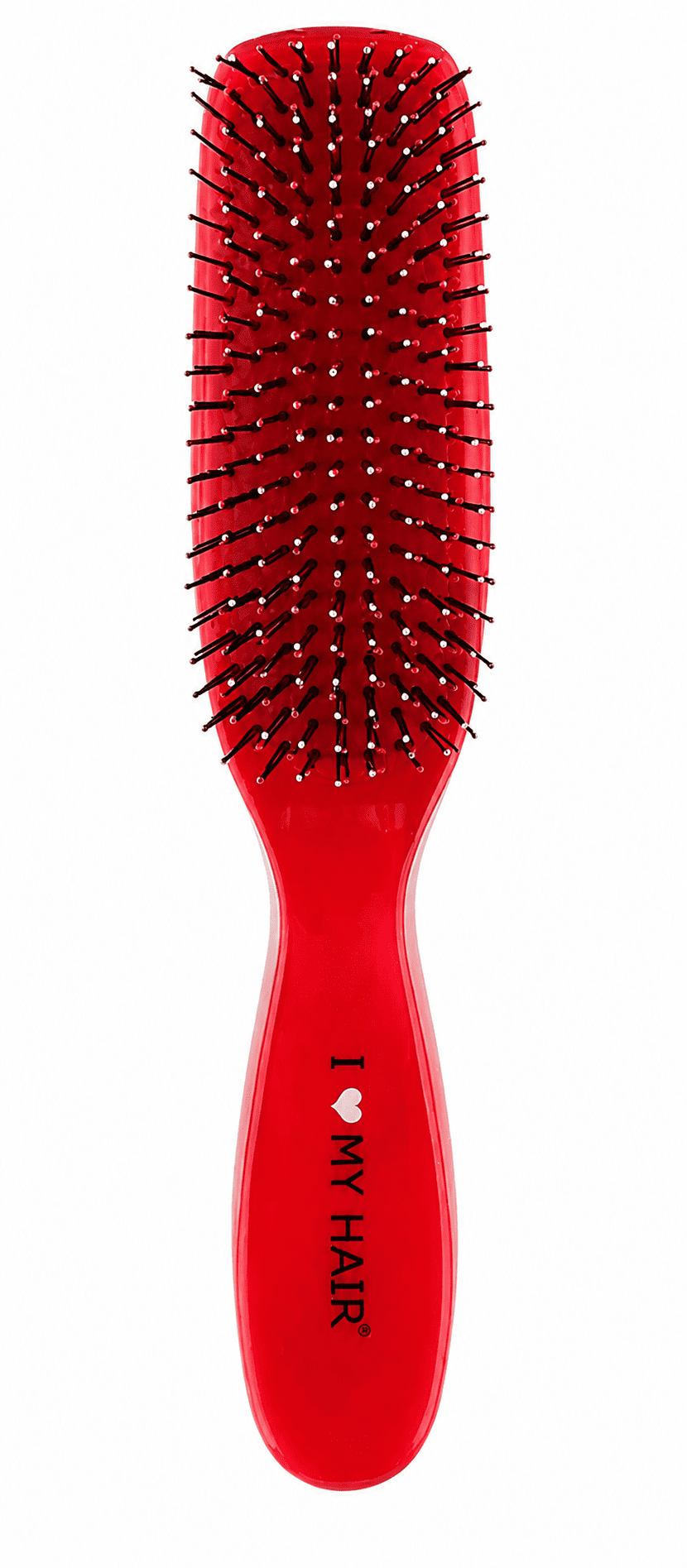 I Love My Hair "Spider"- Щетка для волос глянцевая Красная M 1501