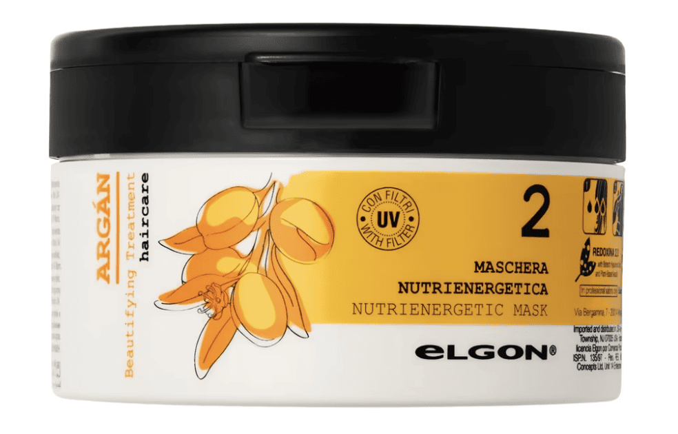 Elgon Argan Nutrienergetic Mask - Маска з арганової олії для глибокого живлення сухого волосся 250 мл