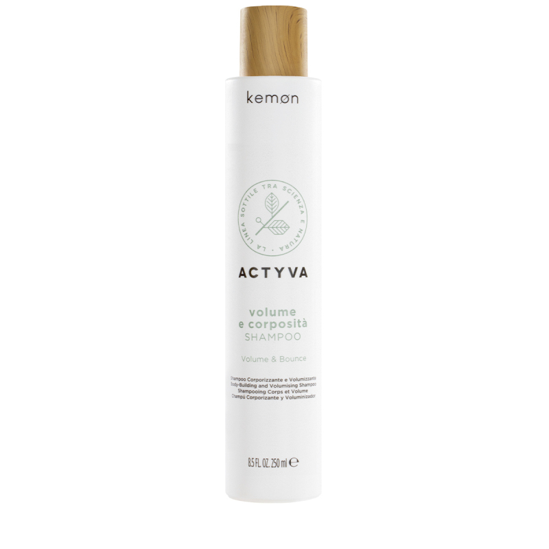 Kemon Actyva Volume е Corposita Shampoo - Ущільнюючий шампунь для тонкого волосся 250 мл