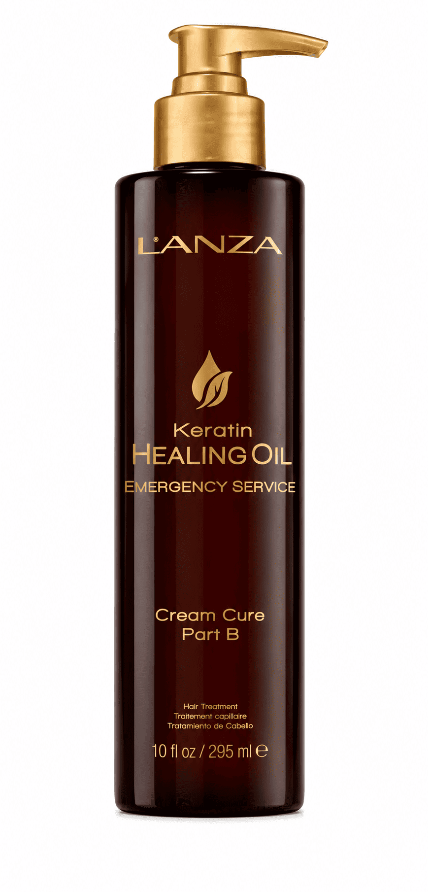 L'anza Keratin Healing Oil Emergency Service - Крем відновлювальний Part B 295 мл