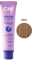 CHI Color Express - Крем-фарба безаміачна перманентна для волосся X8W середній теплий блонд