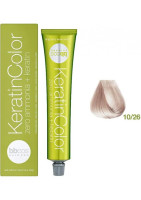 BBcos Keratin Color Hair Cream - Безаммиачная краска для волос 100 мл 10/26 - Блондин экстра светлый розовый
