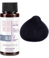 Alfaparf Color Wear Liquid - Тонуюча рідка фарба 60 мл 01.11 - Синій чорний