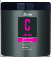 Mirella Professional C Colore - Маска для фарбованого волосся з екстрактом чорниці 1000 мл