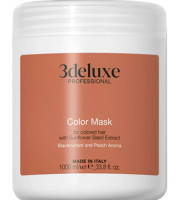 3DeLuXe Color Mask - Маска для фарбованого волосся 1000 мл