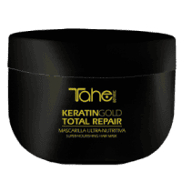 Tahe Botanic Keratin Gold Total Repair Mask - Интенсивная маска с кератином  1000 мл