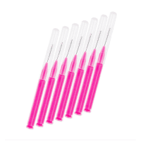 Elan Professional Line Baby Brush — Щетка для ресниц и бровей, розовая 10 шт