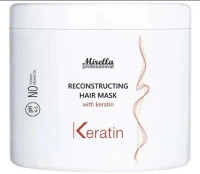 Mirella Professional Reconstructing Mask - Маска для реконструкції волосся з кератином 500 мл