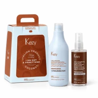 Kezy Panettone Coconut — Подарочный набор Шампунь 375 мл + Масло 100 мл