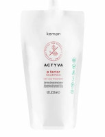 Kemon Actyva P Factor Shampoo - Шампунь від випадіння волосся  500 мл рефіл (м'яка упаковка)