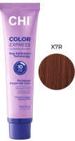 CHI Color Express - Крем-краска безаммиачная перманентная для волос X7R темный натуральный рыжевато-русый
