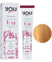 You Look Permanent Hair Color Cream With Fruit Acids - Стойкая Краска Для Волос 100 мл 6.7 Темный блондин коричневый