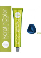 BBcos Keratin Color Hair Cream - Безаміачна фарба для волосся 100 мл 7000 - Коректор синій