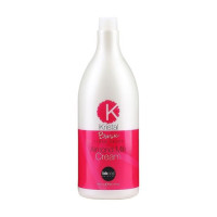 BBcos Kristal Basic Linen Seeds Almond Milk - Шампунь з мигдальним молочком для волосся 1500 мл