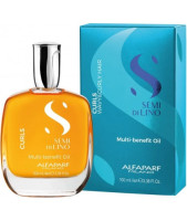 Alfaparf Semi Di Lino Curls Multi-Benefit Oil Багатофункціональна олія для кучерявого волосся 100 мл
