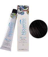 Nouvelle Hair Color Крем-краска для волос 100 мл  1 Черный