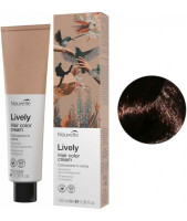 Nouvelle LIVELY Hair Color Крем-фарба для волосся без аміаку 100 мл 4.7 Каштановий коричневий
