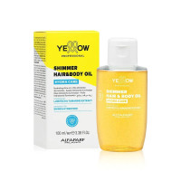 Yellow Shimmer Hair And Body Oil Hydra Care - Масло для увлажнения волос и тела 100 мл