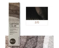 BBcos Earthia Color - Фарба для волосся без аміаку 100 мл 2/0 - Дуже темний шатен