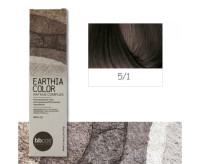 BBcos Earthia Color - Фарба для волосся без аміаку 100 мл 5/1 - попелястий світлий шатен