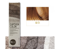 BBcos Earthia Color - Фарба для волосся без аміаку 100 мл 8/3 - Золотистий світло-русявий