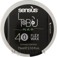 Sens.ùs Finish 40 Flex Wax - Віск матовий міцної фіксації 75 мл