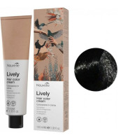 Nouvelle LIVELY Hair Color Крем-фарба для волосся без аміаку 100 мл 1.10 Синьо-чорний