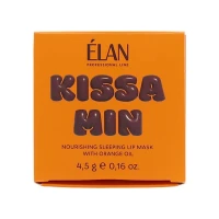 Elan Professional Line - Нічна поживна маска для губ з апельсиновою олією Kissamin 4,5 мл