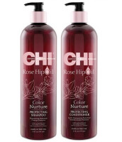 CHI Rose Нип Protecting Kit - Набор для защиты волос с шиповником набор