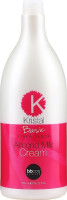 BBcos Kristal Basic Linen Seeds Almond Milk - Бальзам с миндальным молочком для волос 1500 мл