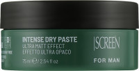 Screen For Man Intense Dry Paste Моделирующая глина с матовым эффектом сильной фиксации 75 мл