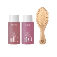 Anillo Rosy Night Repair Hair and Brush Set - Набір для волосся Набір