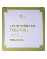 Kezy Pizza Bamboo — Подарочный набор Шампунь 375 мл + спрей-маска 18 в 1