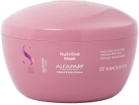 Alfaparf Semi Di Lino Moisture Nutritive Mask - Маска для зволоження волосся 200 мл