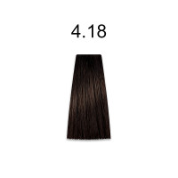 Mirella Professional Royal Jelly Color — стойкая крем-краска для волос, 100 мл 4.18 шатен пепельно-коричневый