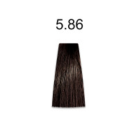 Mirella Professional Royal Jelly Color — стойкая крем-краска для волос, 100 мл 5.86 светлый шатен коричнево-красный