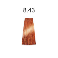 Mirella Professional Royal Jelly Color - Стійка крем-фарба для волосся 100 мл 8.43 світлий блондин мідно-золотистий