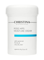 CHRISTINA Rose Hips Moisture Cream with Carrot Oil - Зволожувальний крем з олією шипшини та морквяною олією 250 мл