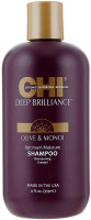 CHI Deep Brilliance Olive&Monoi Optimum Moisture Shampoo - Зволожувальний шампунь 355 мл