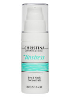 CHRISTINA Unstress Eye and Neck concetrate - Концентрат для кожи вокруг глаз и шеи 30 мл