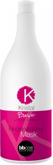 BBcos Kristal Basic Linen Seeds Regenerating Mask - Маска регенерирующая для волос 1500 мл