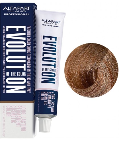 Alfaparf Evolution Of The Color - Стійка фарба для волосся 60 мл 7.32 - Середній русявий золотистий фіолетовий